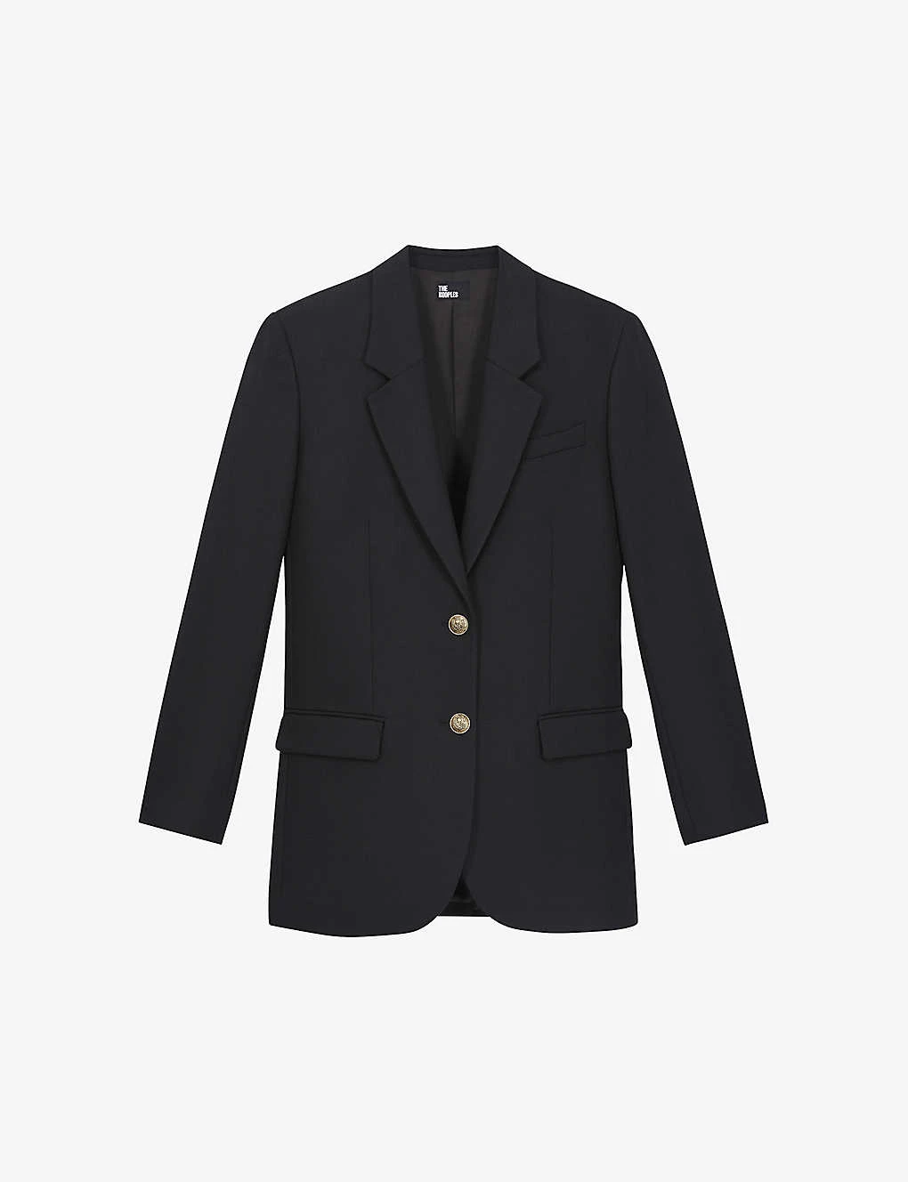 THE KOOPLES Button-embellished Single-breasted Wool-blend Jacket 3 THE KOOPLES Button-embellished Single-breasted Wool-blend Jacket