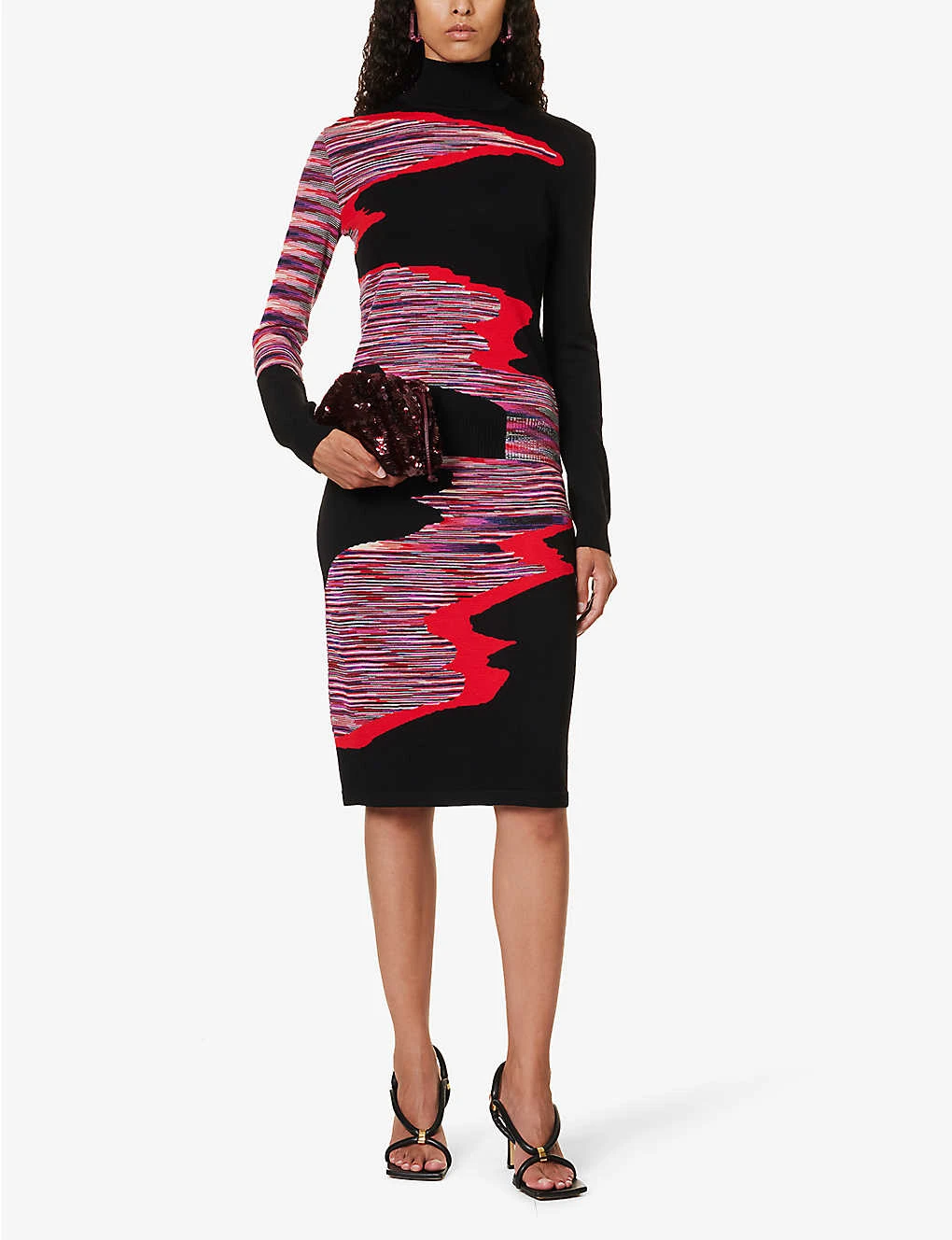 Missoni Space Dye High-wait Wool Midi Skirt 4 Missoni Space Dye High-wait Wool Midi Skirt - Image 2