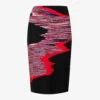 Missoni Space Dye High-wait Wool Midi Skirt -VogueVibe Store R04188301 SPACEDYEDRED M