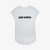 Zadig & Voltaire Woop Slogan-print Short-sleeved Organic-cotton T-shirt 1 Zadig & Voltaire Woop Slogan-print Short-sleeved Organic-cotton T-shirt -VogueVibe Store R04188623 BLANC M