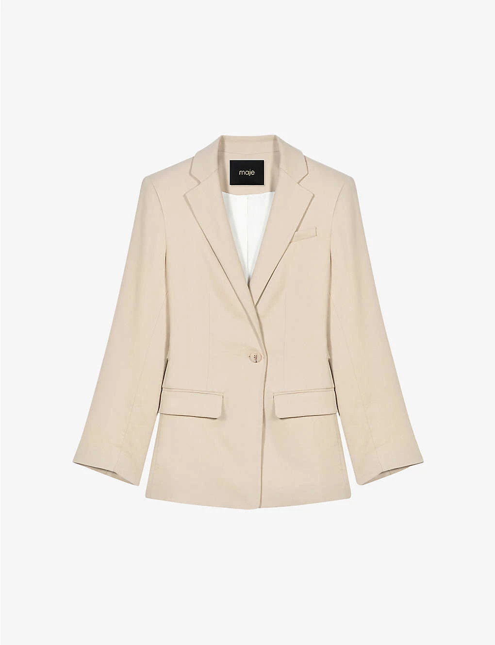 Maje Vosta Single-breasted Stretch-woven Blazer 3 Maje Vosta Single-breasted Stretch-woven Blazer