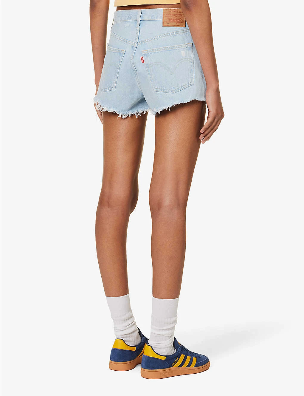 Levis 501 Original High-rise Stretch-denim Shorts 6 Levis 501 Original High-rise Stretch-denim Shorts - Image 4