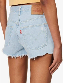 Levis 501 Original High-rise Stretch-denim Shorts 14 Levis 501 Original High-rise Stretch-denim Shorts -VogueVibe Store R04191368 PROMISEME ALT05