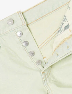 Levis 501 Original High-rise Denim Shorts -VogueVibe Store R04191370 MYMUSESHORT ALT06