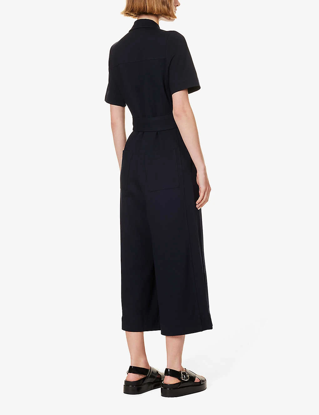 ME AND EM Regular-fit Wide-leg Stretch-woven Jumpsuit 6 ME AND EM Regular-fit Wide-leg Stretch-woven Jumpsuit - Image 4