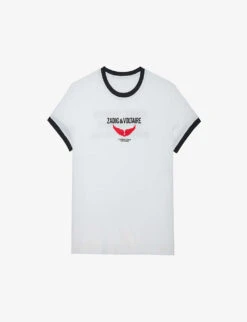 Zadig & Voltaire Zoe Wings-print Cotton-jersey T-shirt