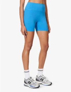 Girlfriend Collective Float High-rise Stretch-recycled-polyester Shorts -VogueVibe Store R04196142 IBIZA ALT02