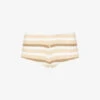 Jaded London Thalia Striped Towelling Shorts