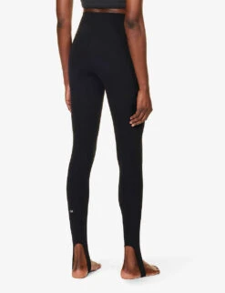 Airweight High-rise Stretch-woven Leggings 10 Airweight High-rise Stretch-woven Leggings -VogueVibe Store R04200763 BLACK ALT03