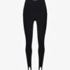 Airweight High-rise Stretch-woven Leggings -VogueVibe Store R04200763 BLACK M