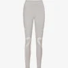 Adidas By Stella Mccartney TruePace High-rise Stretch-recycled Polyester Leggings -VogueVibe Store R04201618 DOVEGREY M