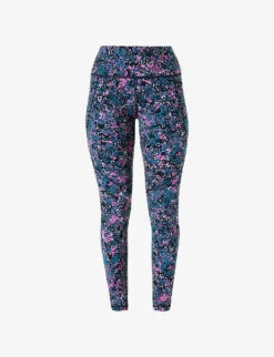 Sweaty Betty Power Abstract-print Stretch-woven Leggings