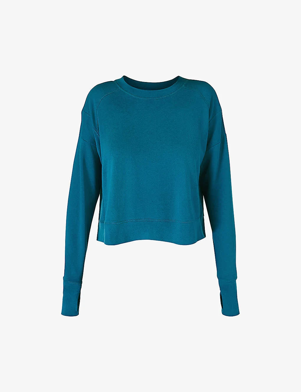 Sweaty Betty After Class Cropped Organic Cotton-blend Sweatshirt 3 Sweaty Betty After Class Cropped Organic Cotton-blend Sweatshirt