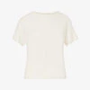 Emmylou Regular-fit Woven T-shirt 1 Emmylou Regular-fit Woven T-shirt -VogueVibe Store R04204569 CREAM M