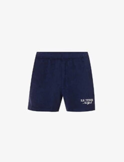 Terry Brand-embroidered Cotton-towelling Shorts