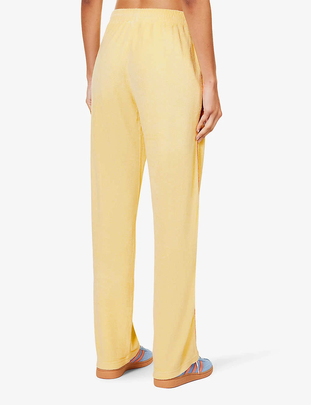 Serif Brand-embroidered High-rise Cotton-towelling Jogging Bottoms 6 Serif Brand-embroidered High-rise Cotton-towelling Jogging Bottoms - Image 4