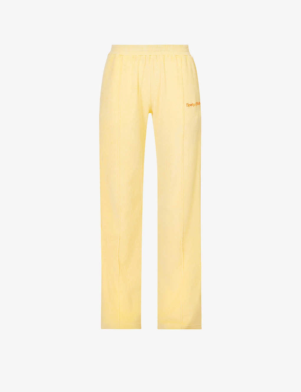 Serif Brand-embroidered High-rise Cotton-towelling Jogging Bottoms 3 Serif Brand-embroidered High-rise Cotton-towelling Jogging Bottoms