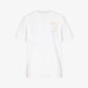 Sun Club Logo-print Regular-fit Cotton-jersey T-shirt -VogueVibe Store R04205041 WHITE M