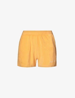 Tennis Club Brand-embroidered Cotton Shorts