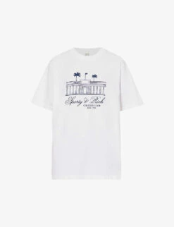 Country Club Brand-print Regular-fit Cotton-jersey T-shirt