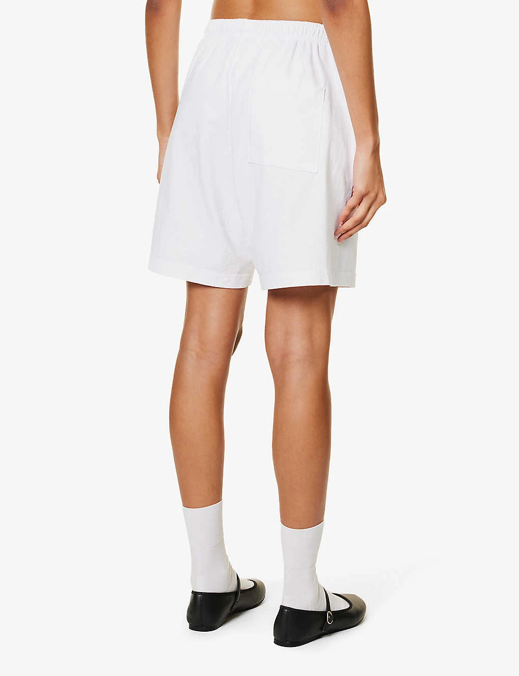 Vendome Brand-print Cotton-jersey Shorts 6 Vendome Brand-print Cotton-jersey Shorts - Image 4